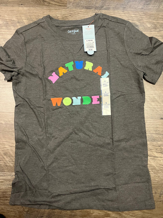 #121 New Boy large (12/14) cat and Jack shirt