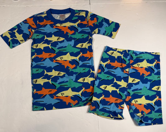#141 Boys 12 (150) Hanna Andersson shark pajamas