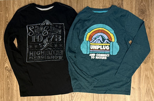 Seller #100 Boys Size 8/10 Mountains Shirt Bundle