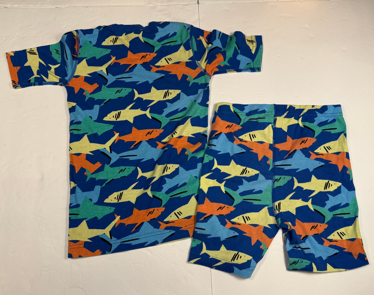 #141 Boys 12 (150) Hanna Andersson shark pajamas