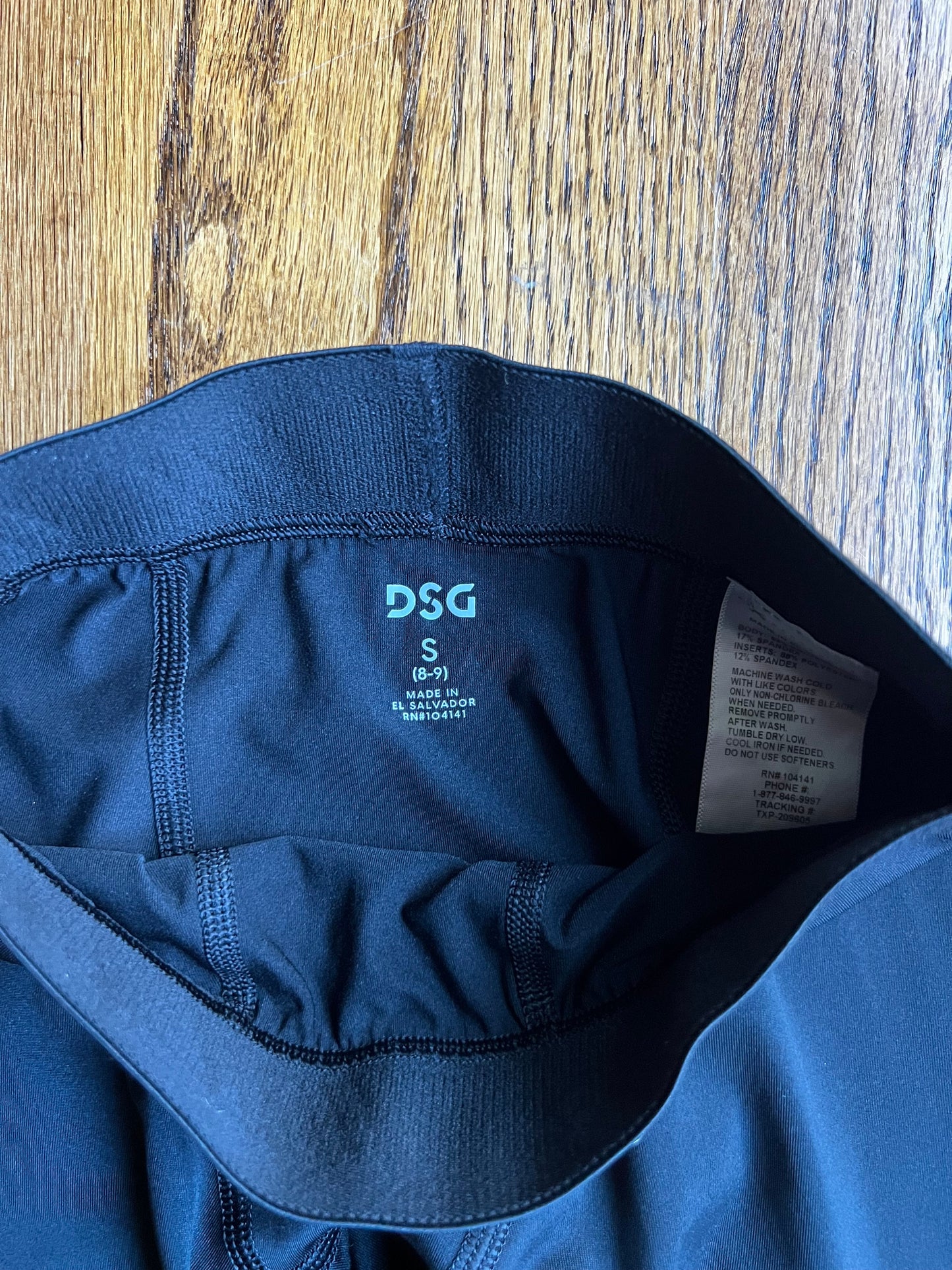 Seller #115 - DSG Boys Size Small (8-9) Black Compression Pants / Tights, VGUC