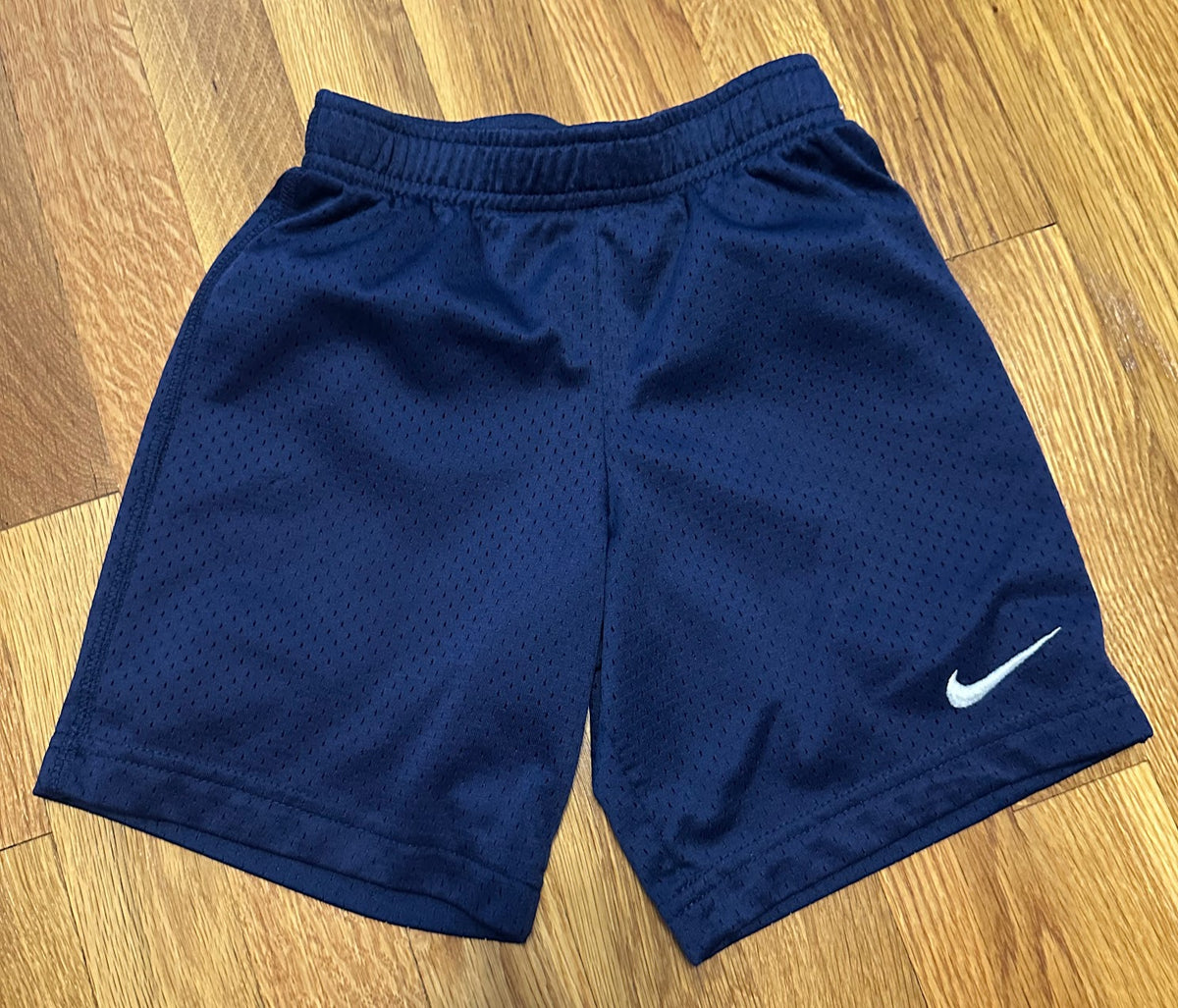 Seller #101 Nike boys size 5/6 navy shorts