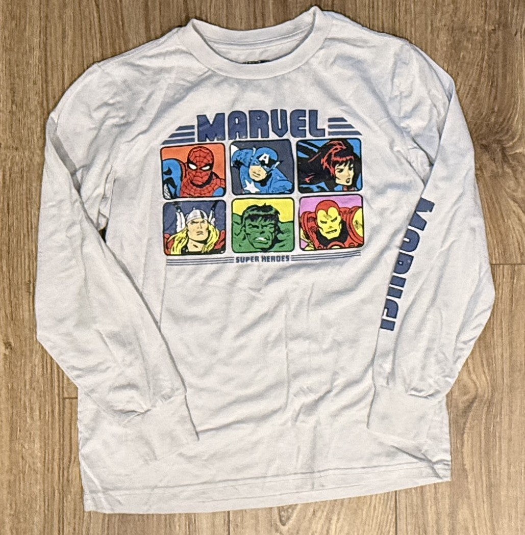 Seller #100 Boys Medium Marvel Long Sleeve Shirt