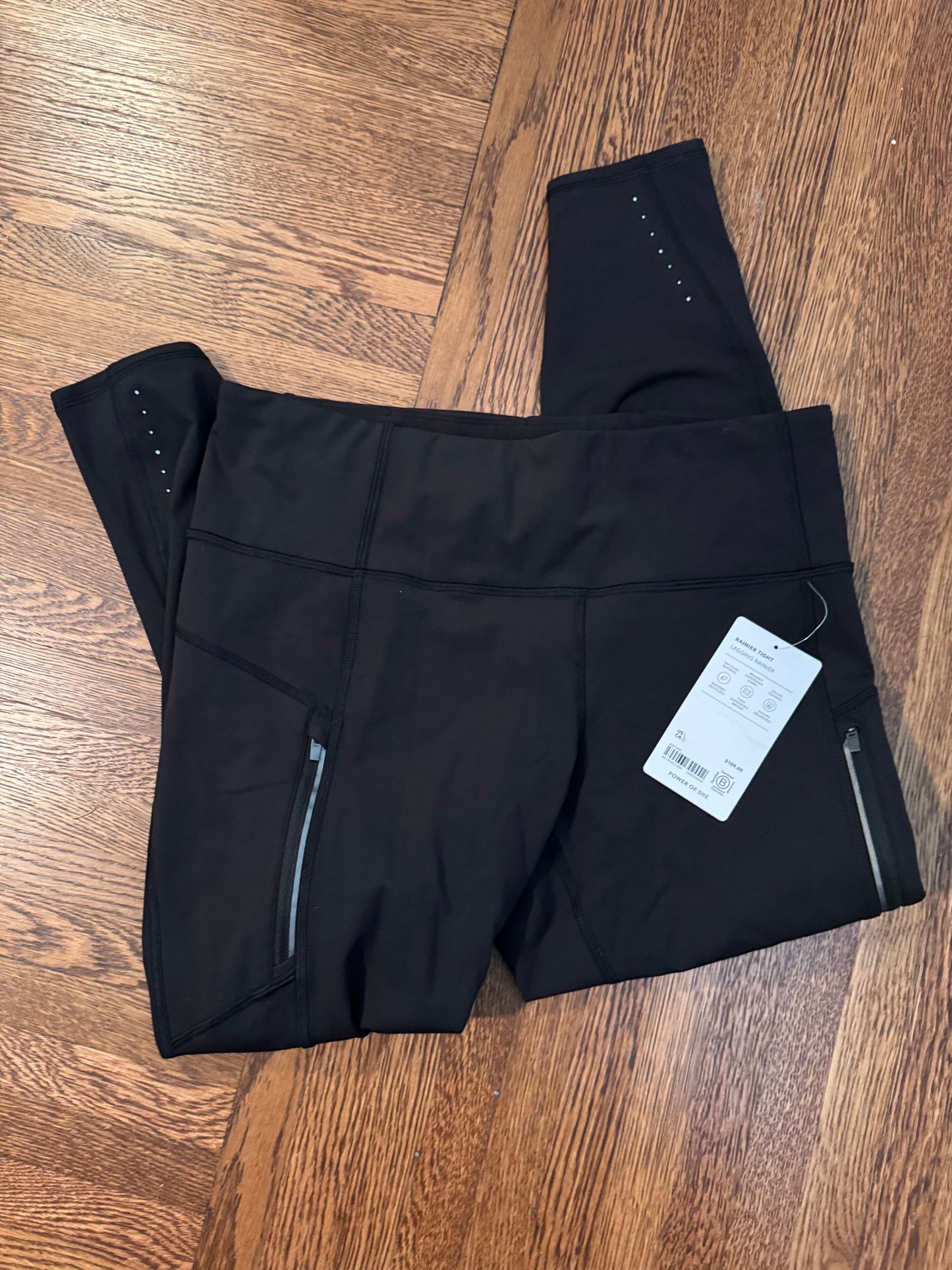 Athleta Rainer tight, black, women's L, NWT | PPU 45208