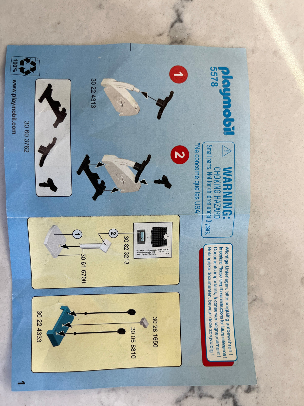 135 Playmobil workout room, no missing pieces