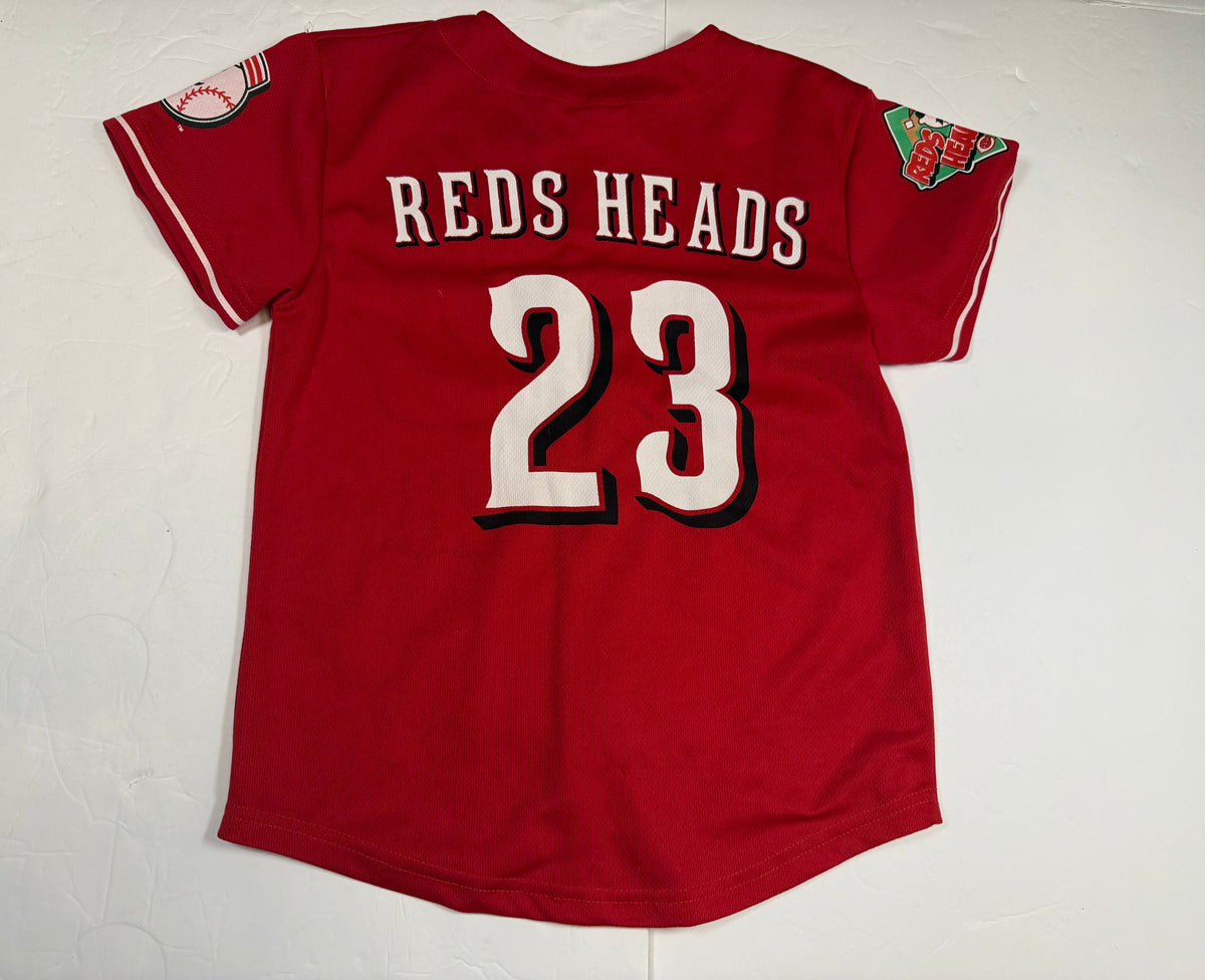 #141 Youth Small/Medium Reds heads Jersey