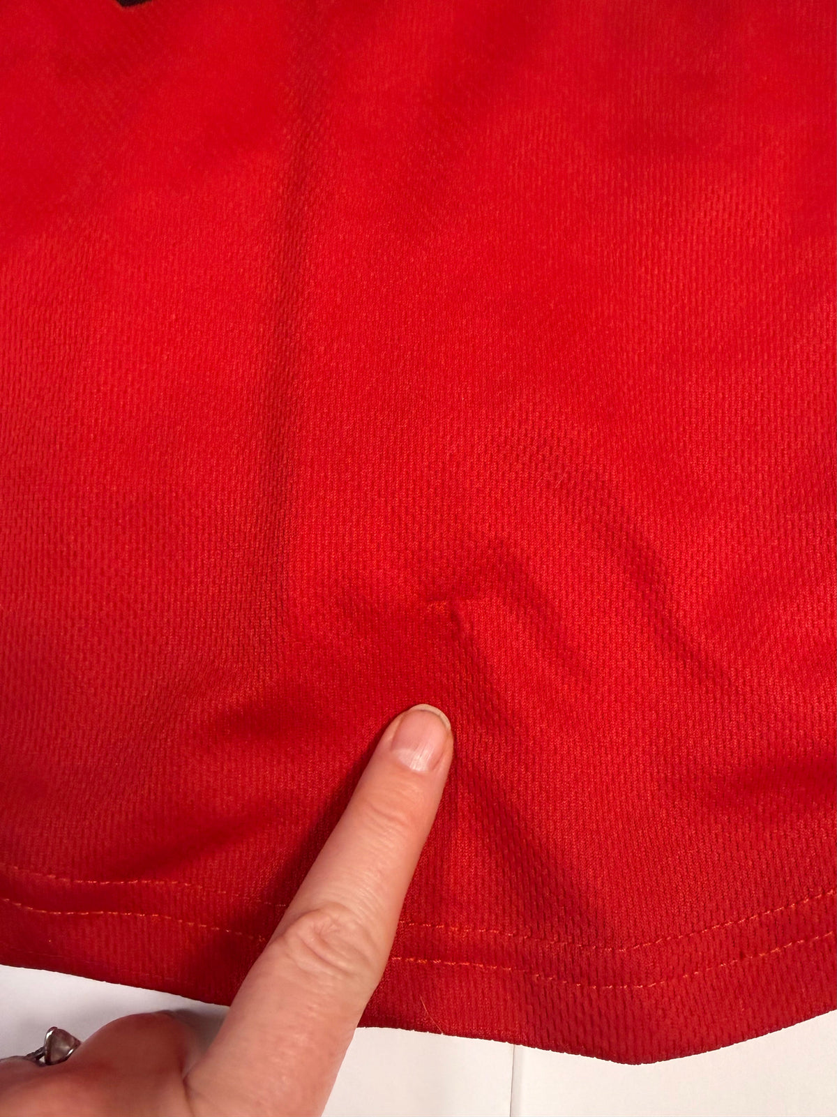#141 Youth Small/Medium Reds heads Jersey