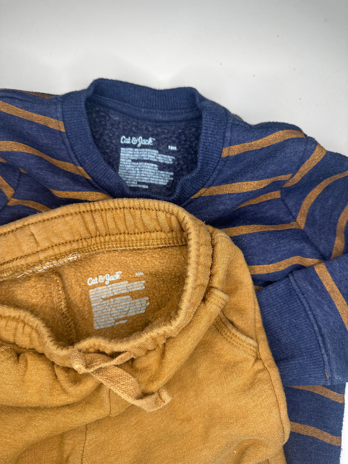 Seller #40 Carter's fleece jogger and sweatshirt size 18 month√