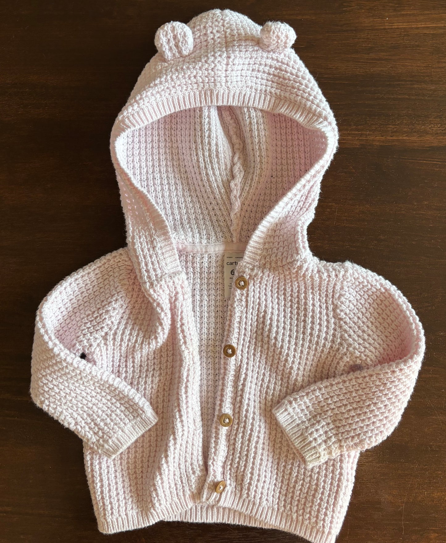 #70 carters pink jack 6month