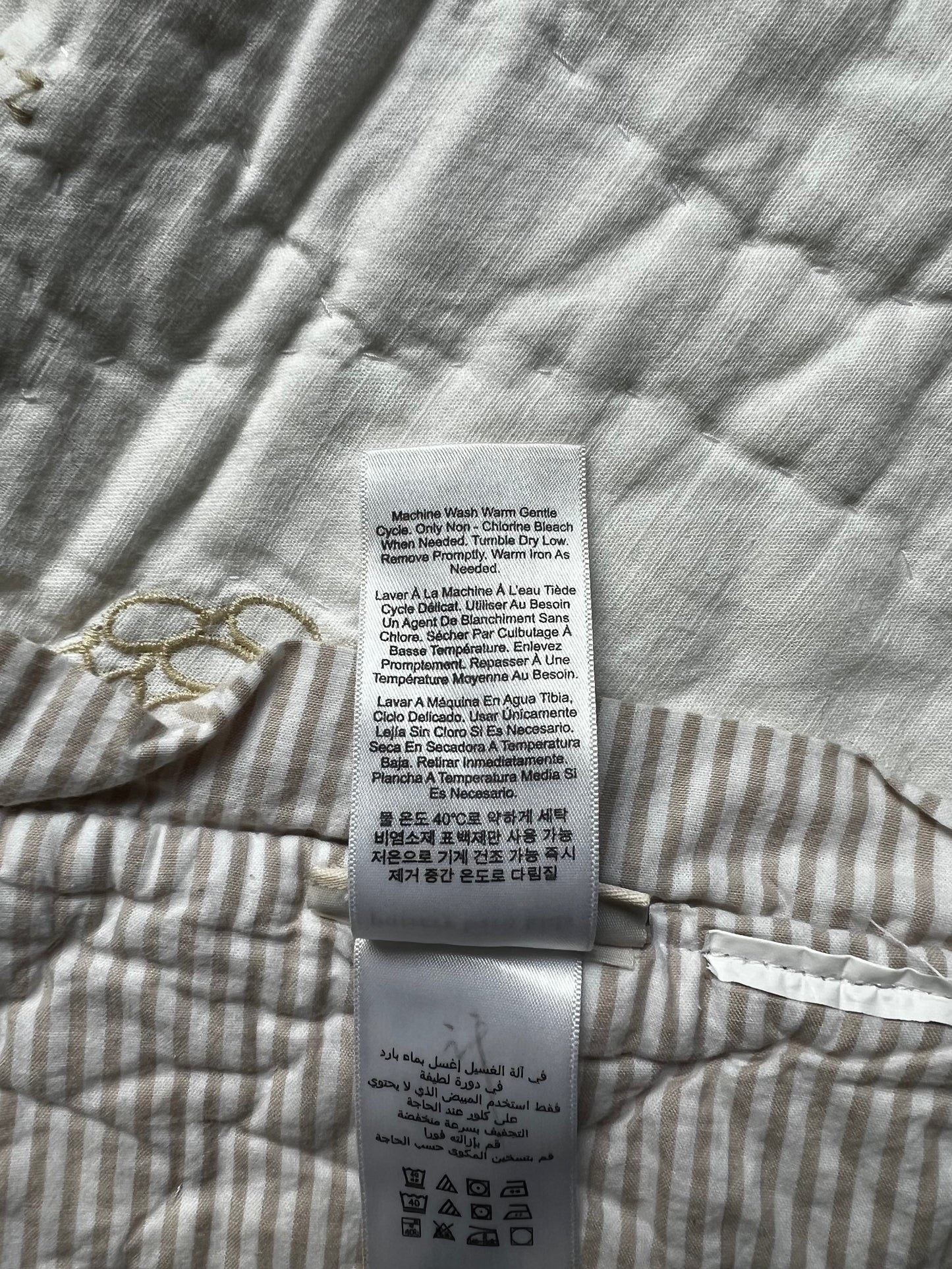 Seller #115 - Pottery Barn Kids Dakota Woodland Baby Quilt with Matching Deer Pillow, VGUC