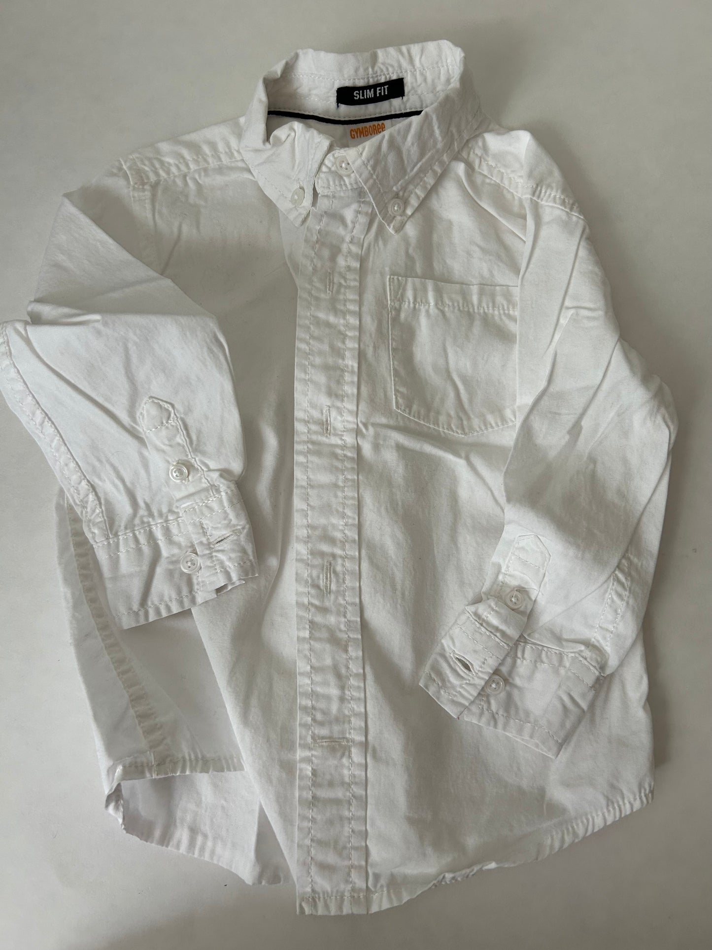 Boys 2T Gymboree white collared dress shirt