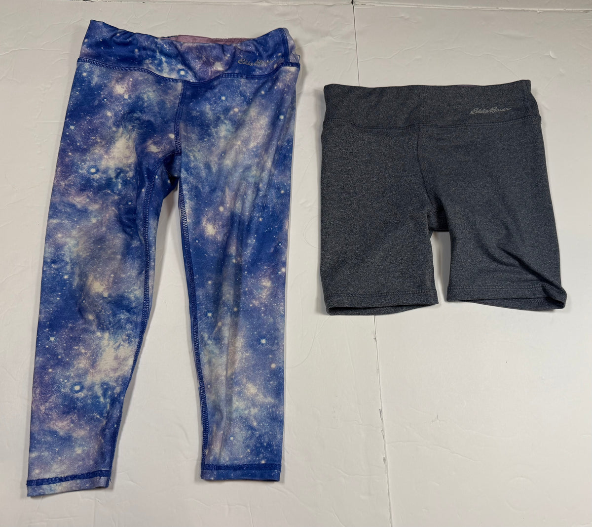 #141 Girls XS 5/6 Eddie Bauer Athletic legging and short bundle