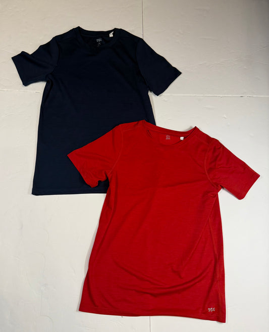 #141 Boys medium 10-12 DSG Athletic Shirt Bundle Red and Navy