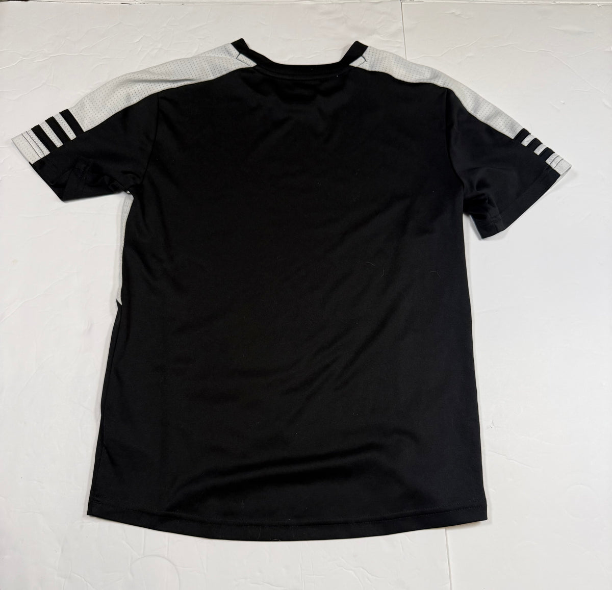 #141 Boys Small 8 Adidas Black Athletic Shirt
