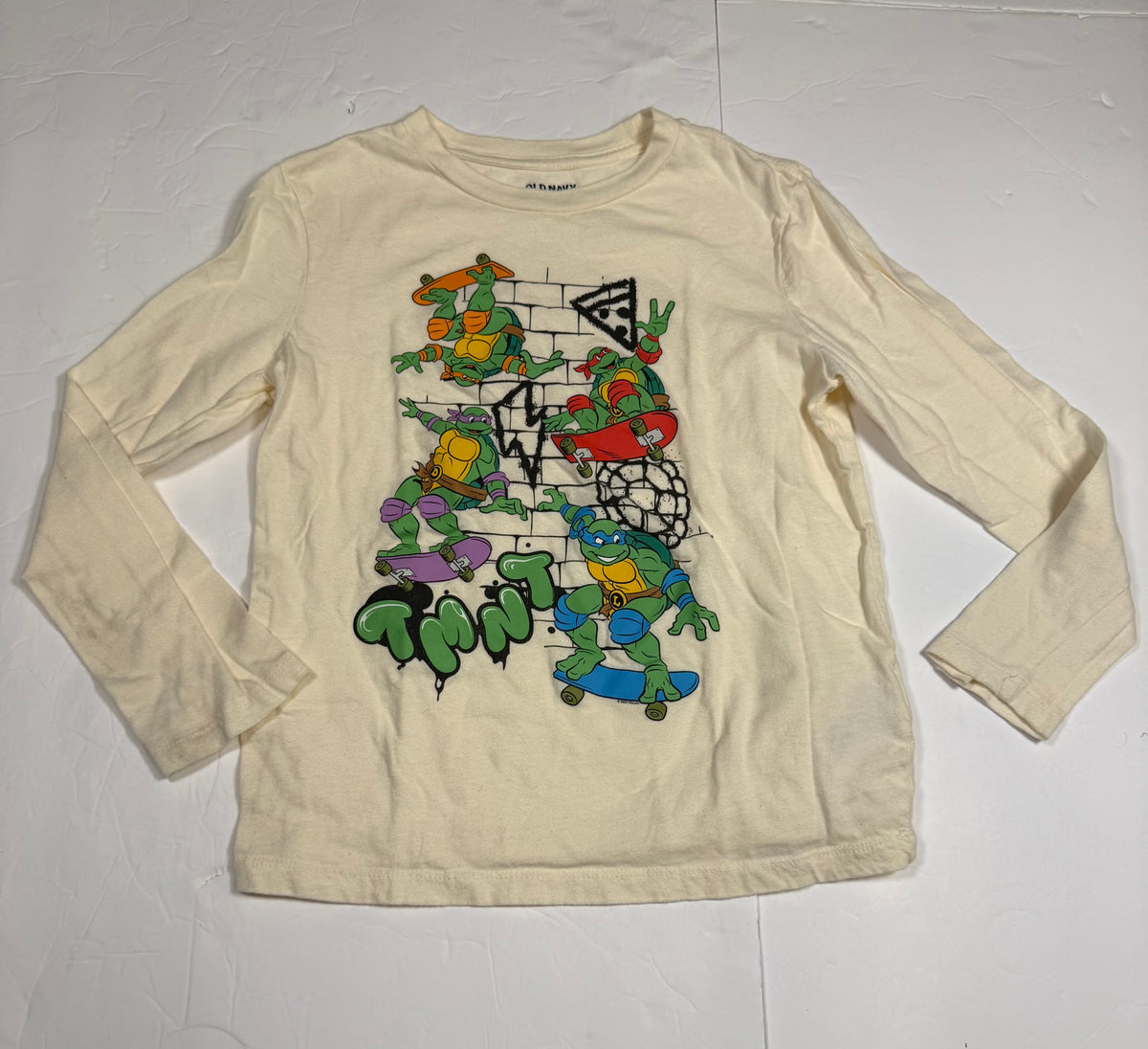 #141 Boys Medium 8 Ninja Turtles Long Sleeve By Old navy