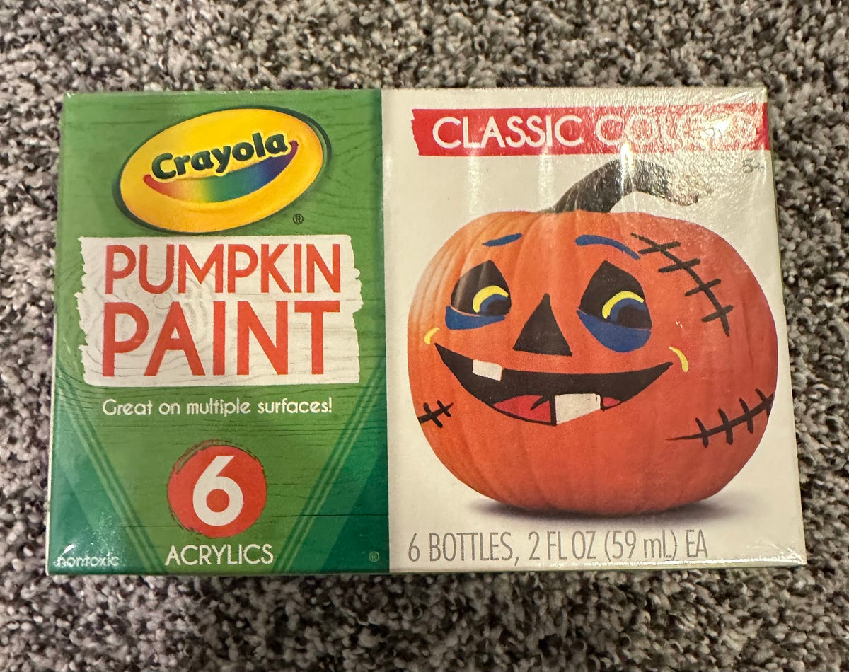 Seller #101 Crayola pumpkin paint - NEW in box