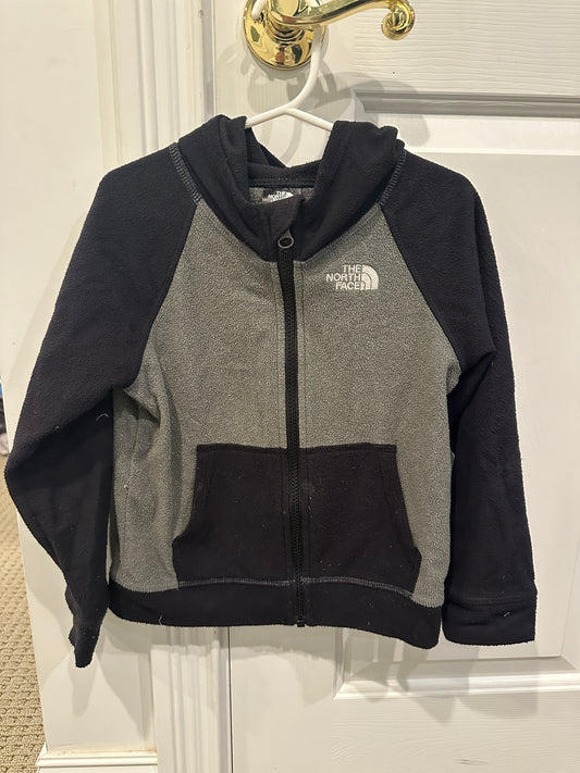 #43 North Face 4T fleece zip up