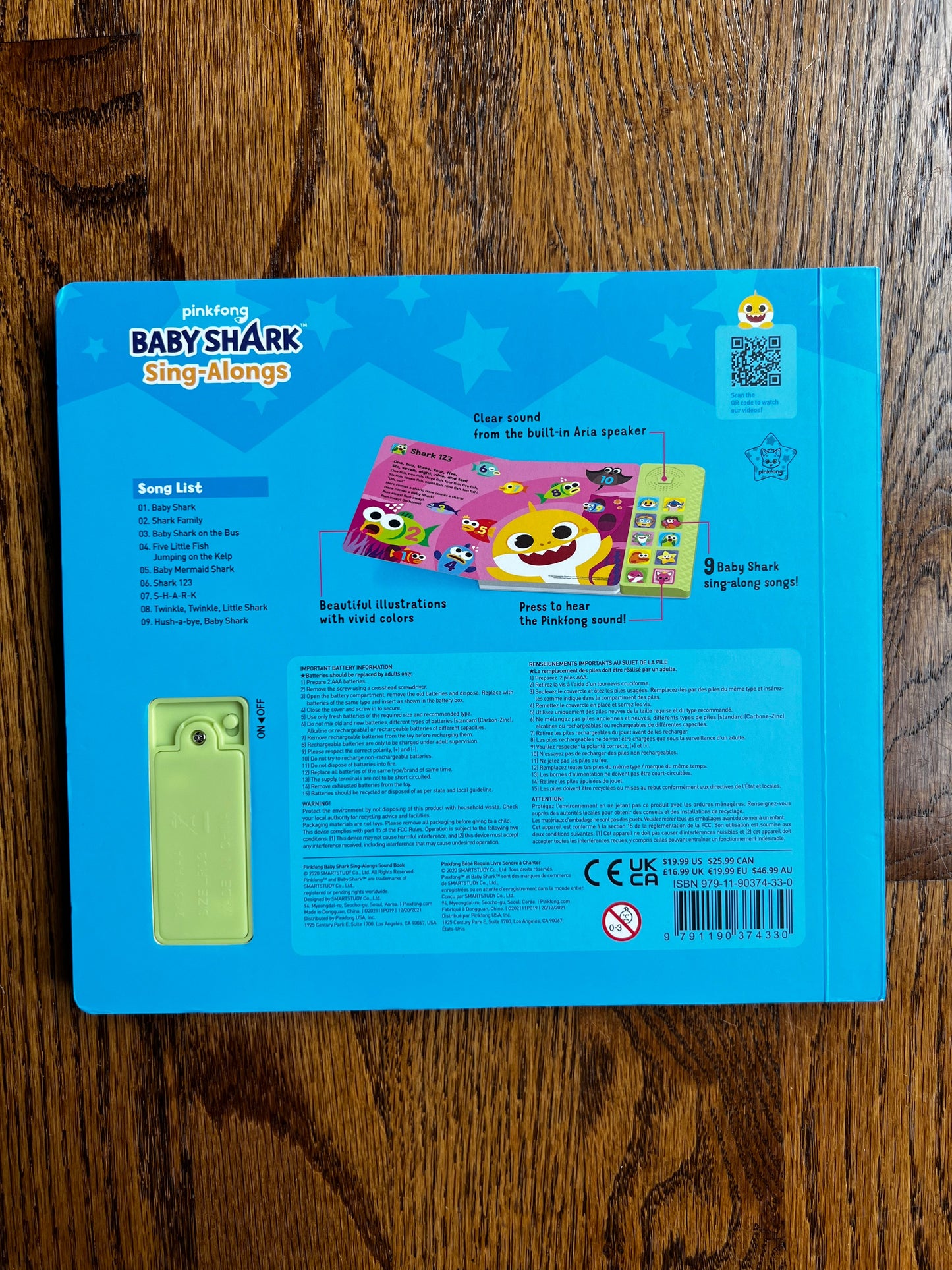 Seller #115 - Baby Shark Sing-Along Board Book, EUC