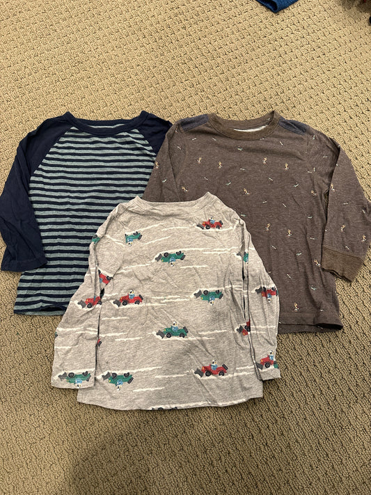 #43 Mixed lot - set of three l/s shirts