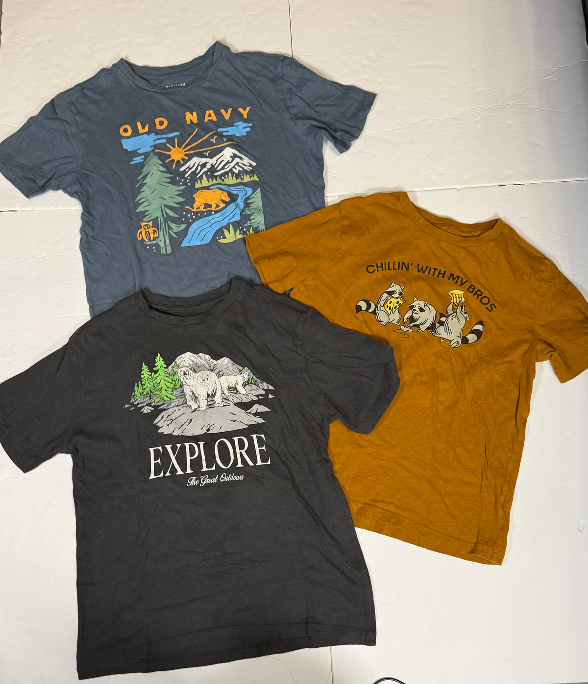 #141 Boys Large 10-12 Old navy Short Sleeve Nature Bundle