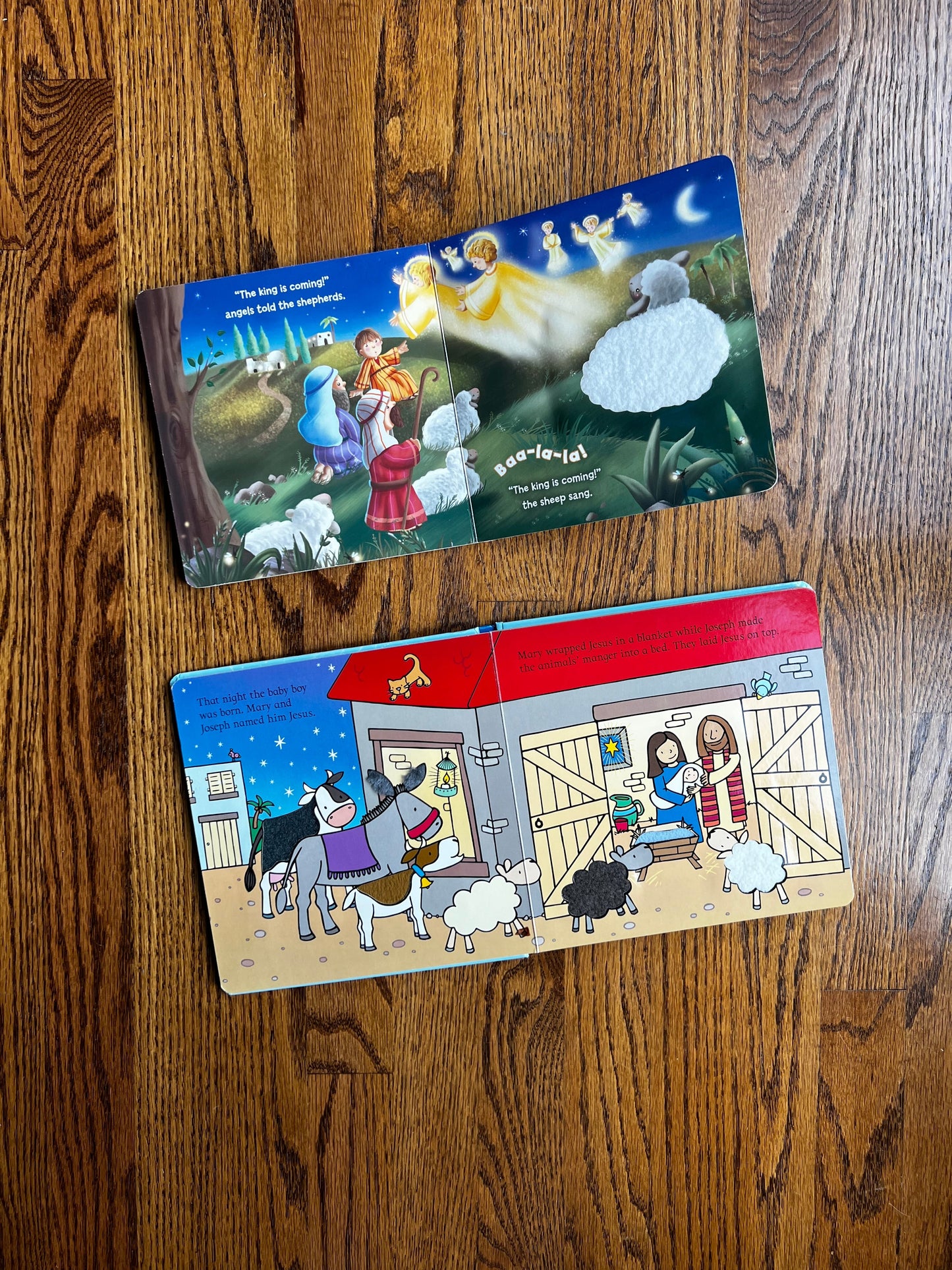 Seller #115 - Touch & Feel Nativity Books, Set of 2 (VGUC)
