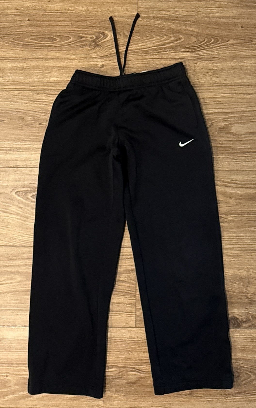 Seller #100 Boys Size Large Nike Therma-Fit Open Bottom Pants- Black