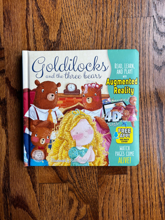 Seller #115 - Goldilocks & The Three Bears Augmented Reality Board Book, EUC