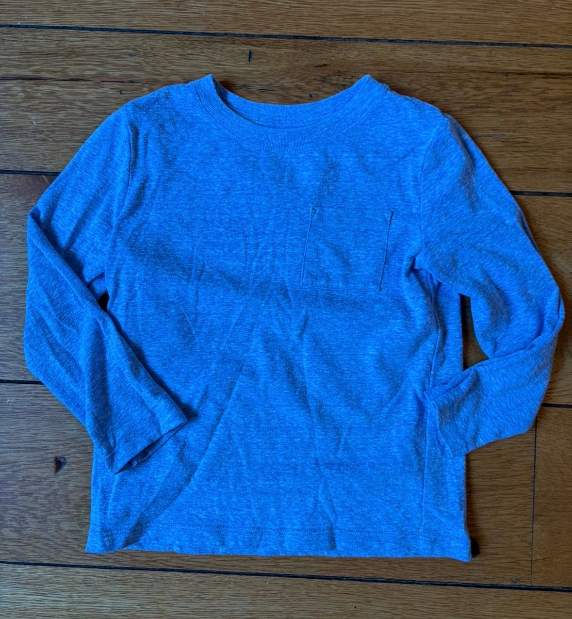 #22 Cat & Jack boy light blue heathered shirt 4t