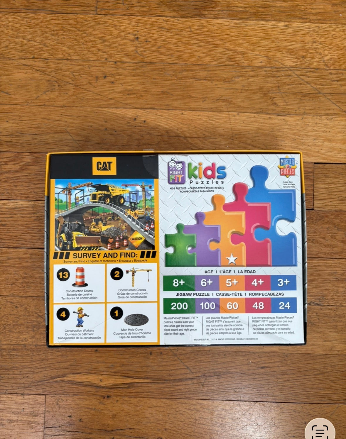 #116 CAT Construction Puzzle 60 pieces
