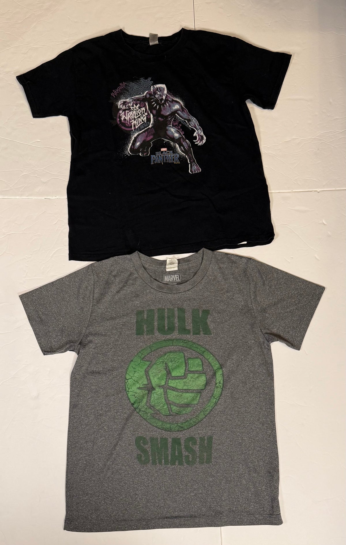 #141 Boys Medium Super Hero Bundle Black Panther and Athletic Hulk