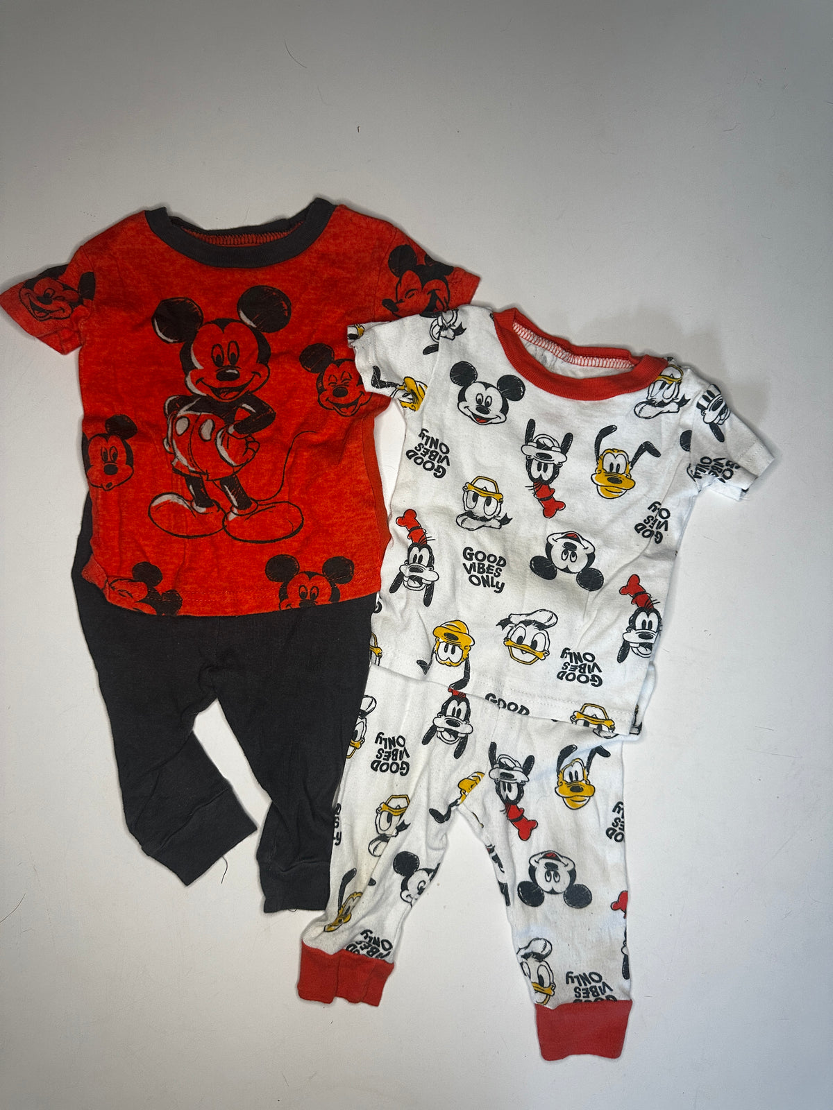 Seller #40 Disney Mickey Mouse pajama bundle size 12 month