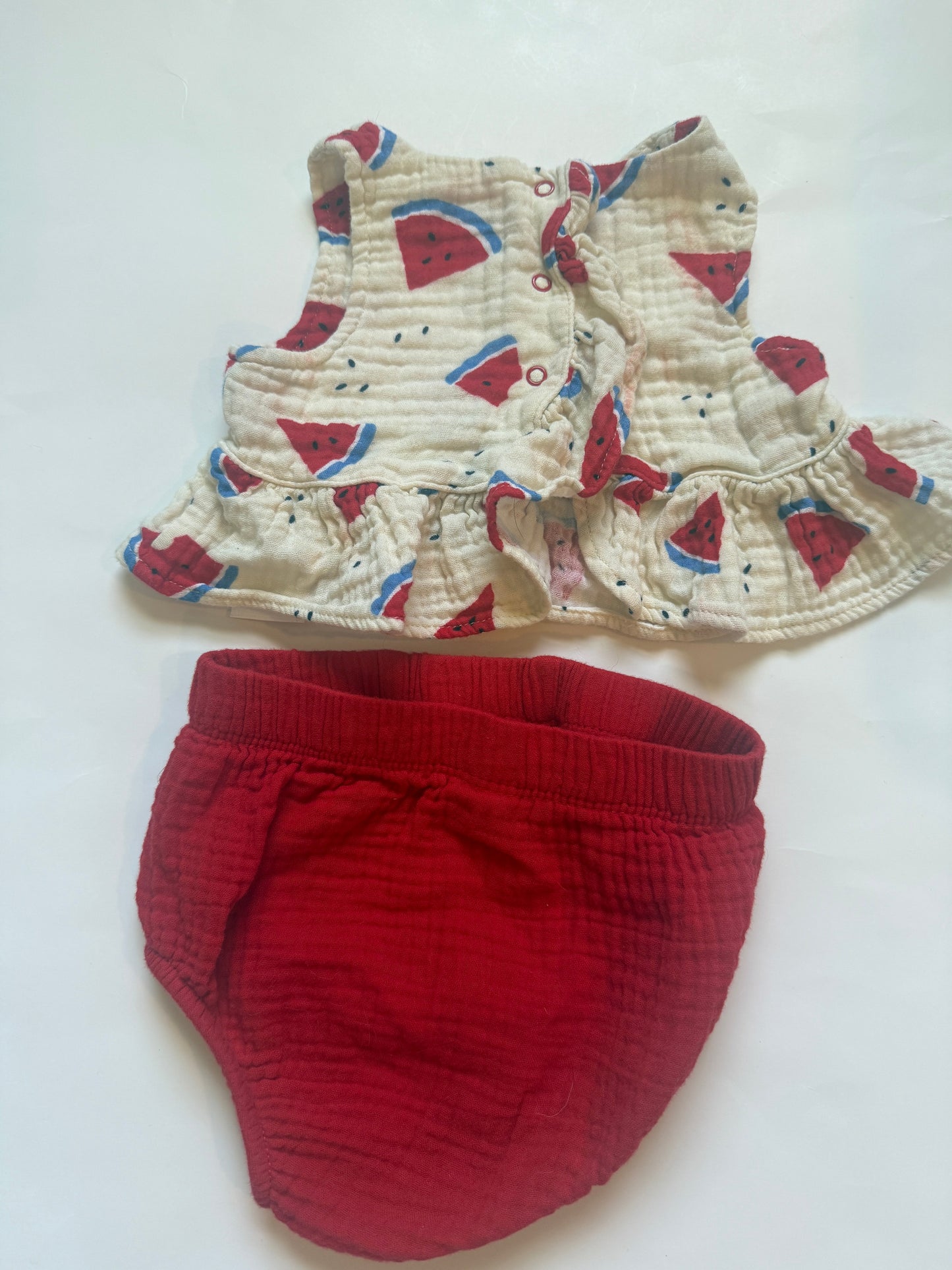 Cat and Jack watermelon outfit girls 12 months