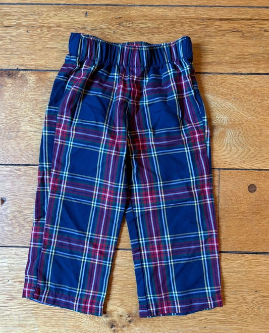 #22 Crewcuts jcrew boy plaid light weight pants size xxs (2-3)
