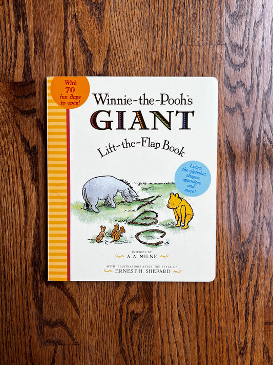Seller #115 - Winnie-the-Pooh’s Giant Lift-a-Flap Book, EUC