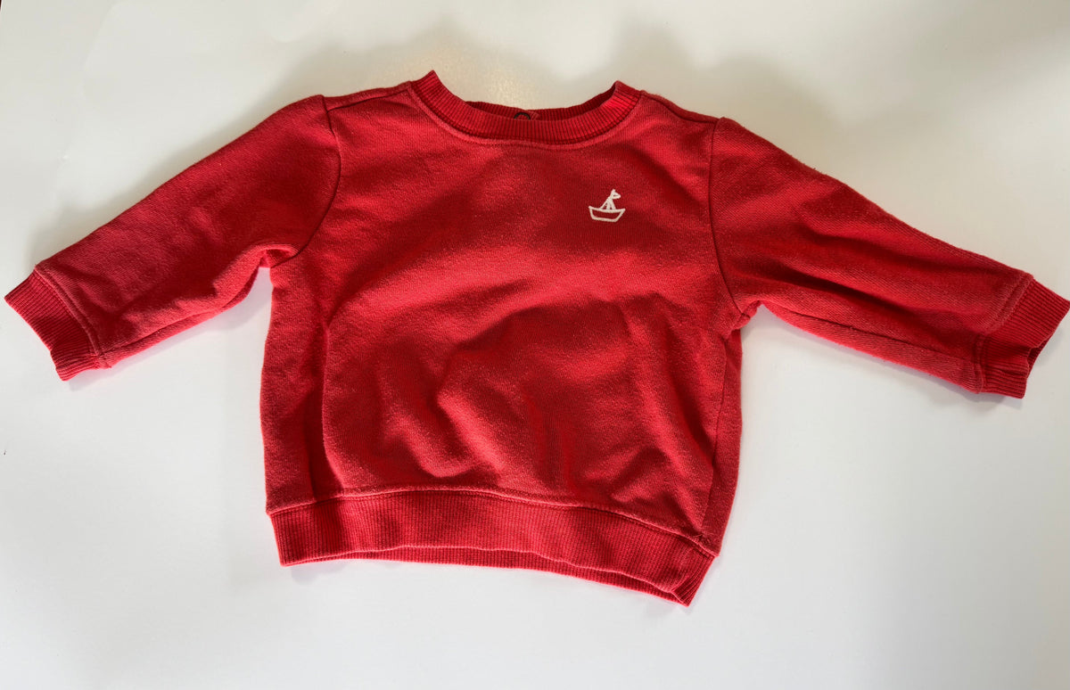 Seller #29 Gymboree 6-12 Months Boys Sailboat Light Red Sweatshirt