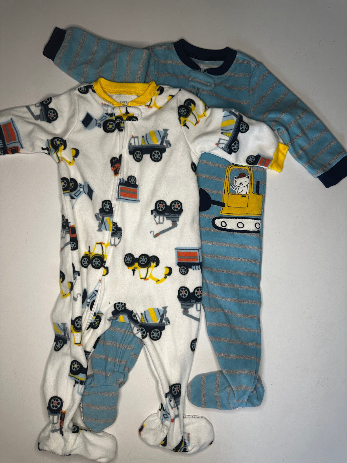 Seller #40 Carter's fleece footie pajamas size 12 month