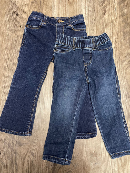 GUC Girl 24 Months two jeans OshKosh and Cherokee