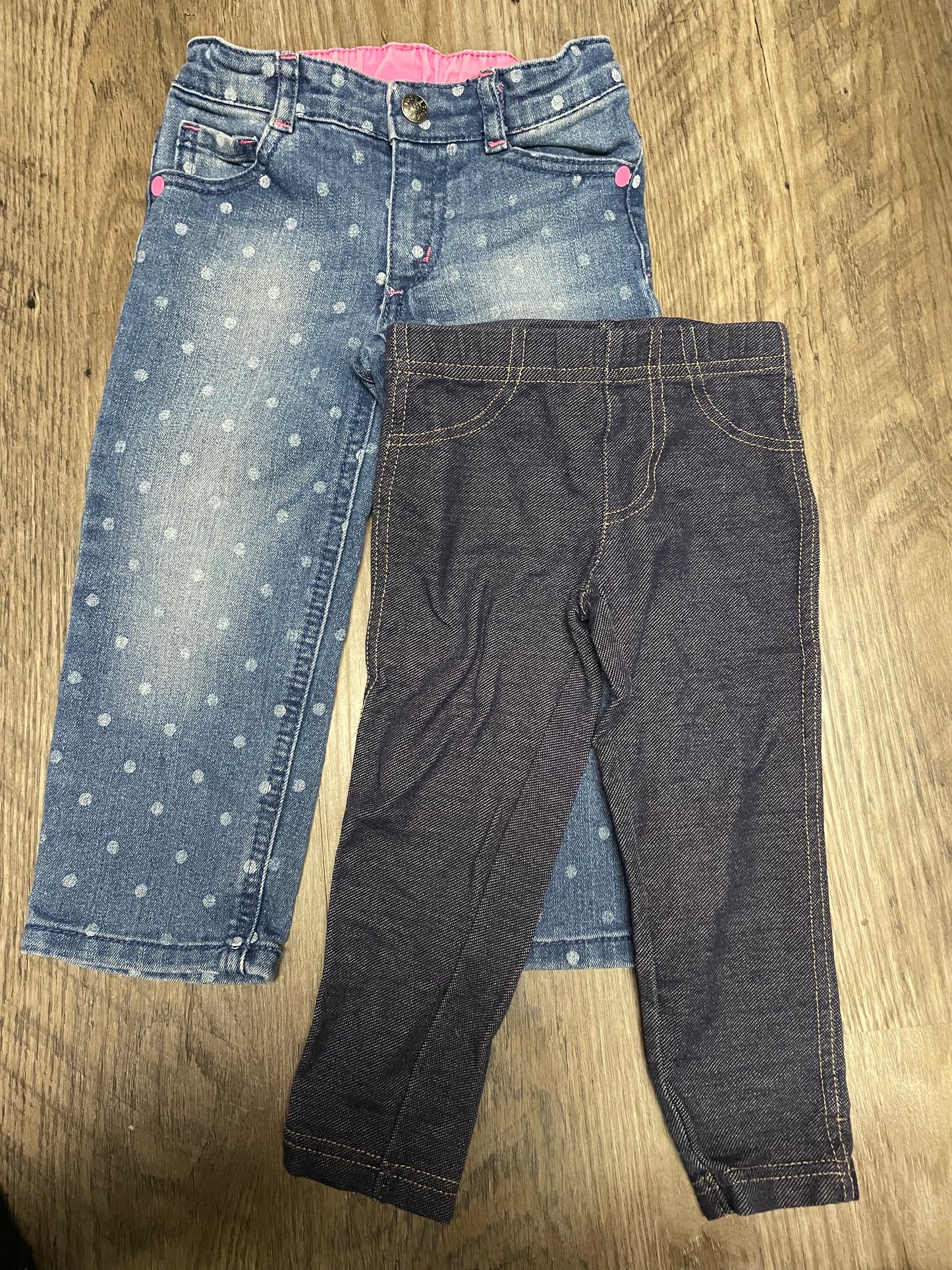 GUC girl 24 Months Jean and leggings. Carters and Crazy 8