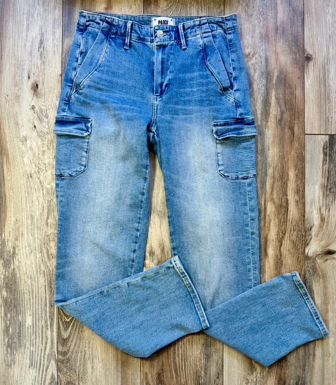 Seller #84 | NWOT Women's Paige Drew Cargo Pockets Jeans, Size 26
