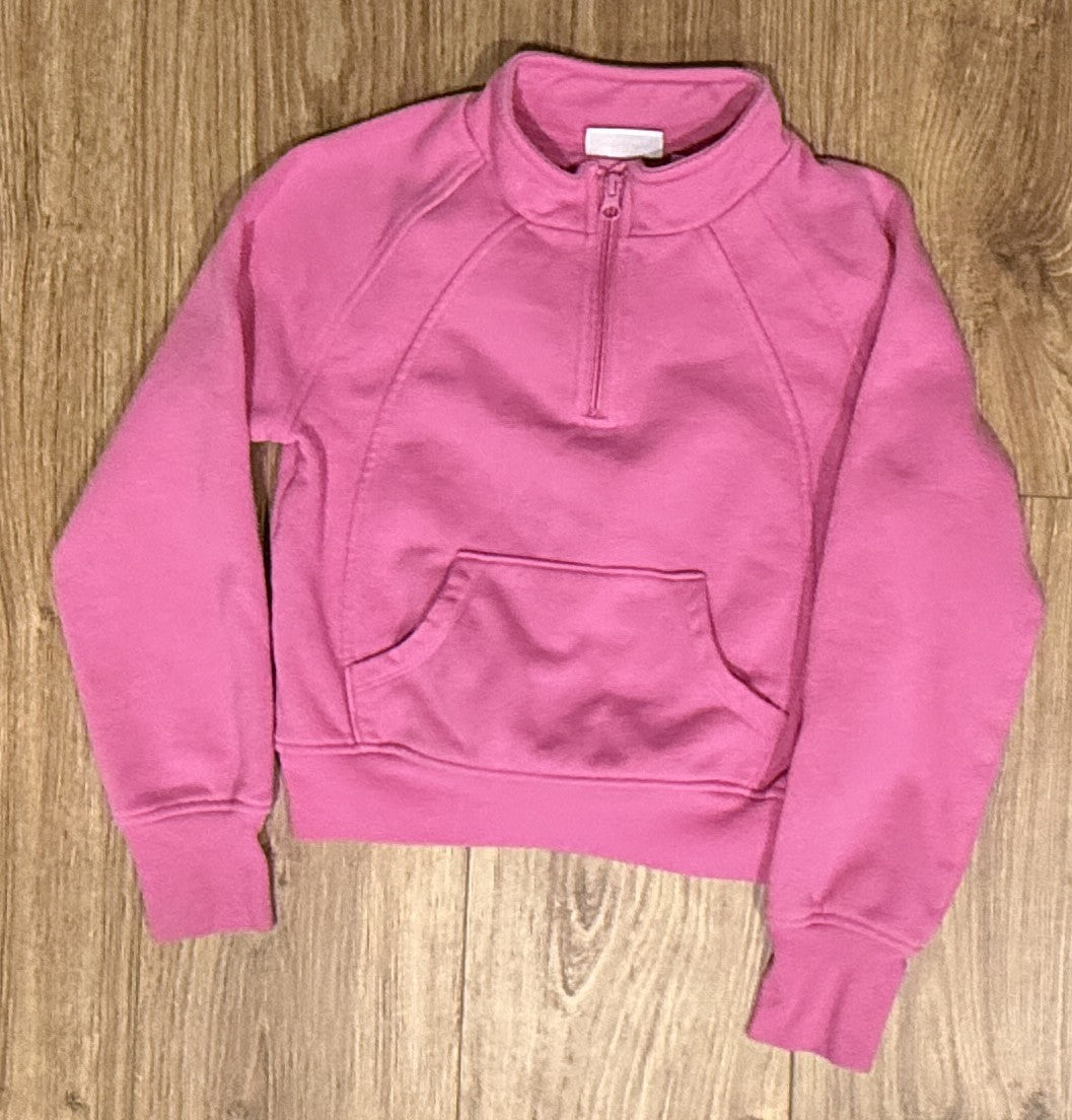 Seller #100 Girls Size M 7/8 Children's Place Pink Quarter Zip Pullover
