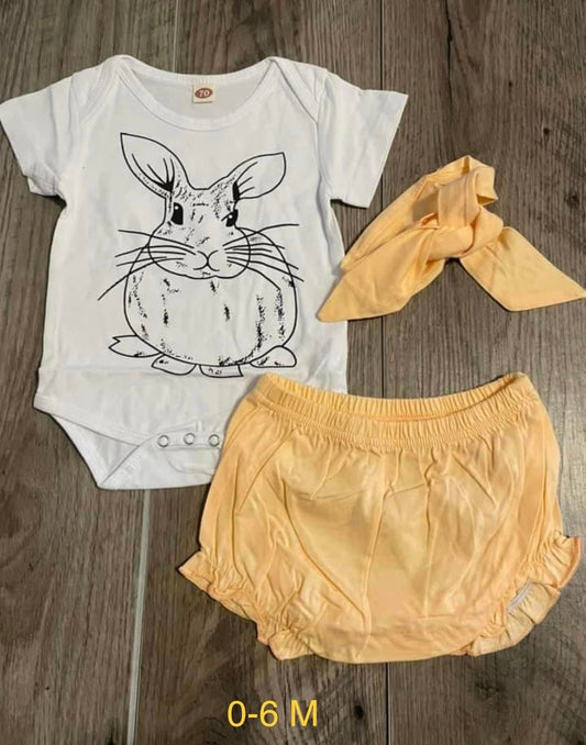 New baby girl easter outfit 0-6 month. Twins