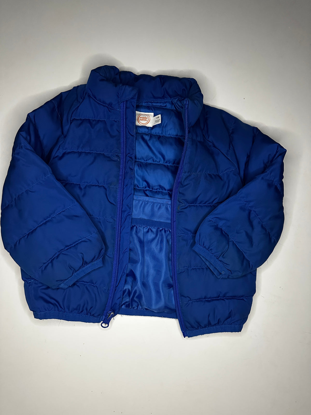 Seller #40 blue winter down coat size 18 month