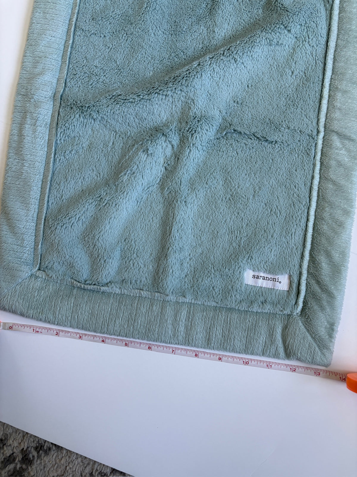 Seller #105 - Light Blue Saranoni Lovey Blanket GUC