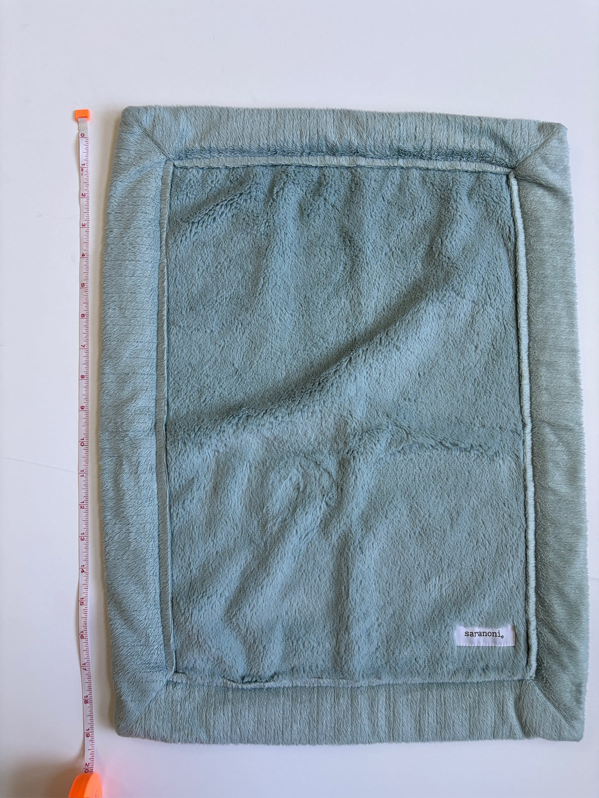 Seller #105 - Light Blue Saranoni Lovey Blanket GUC