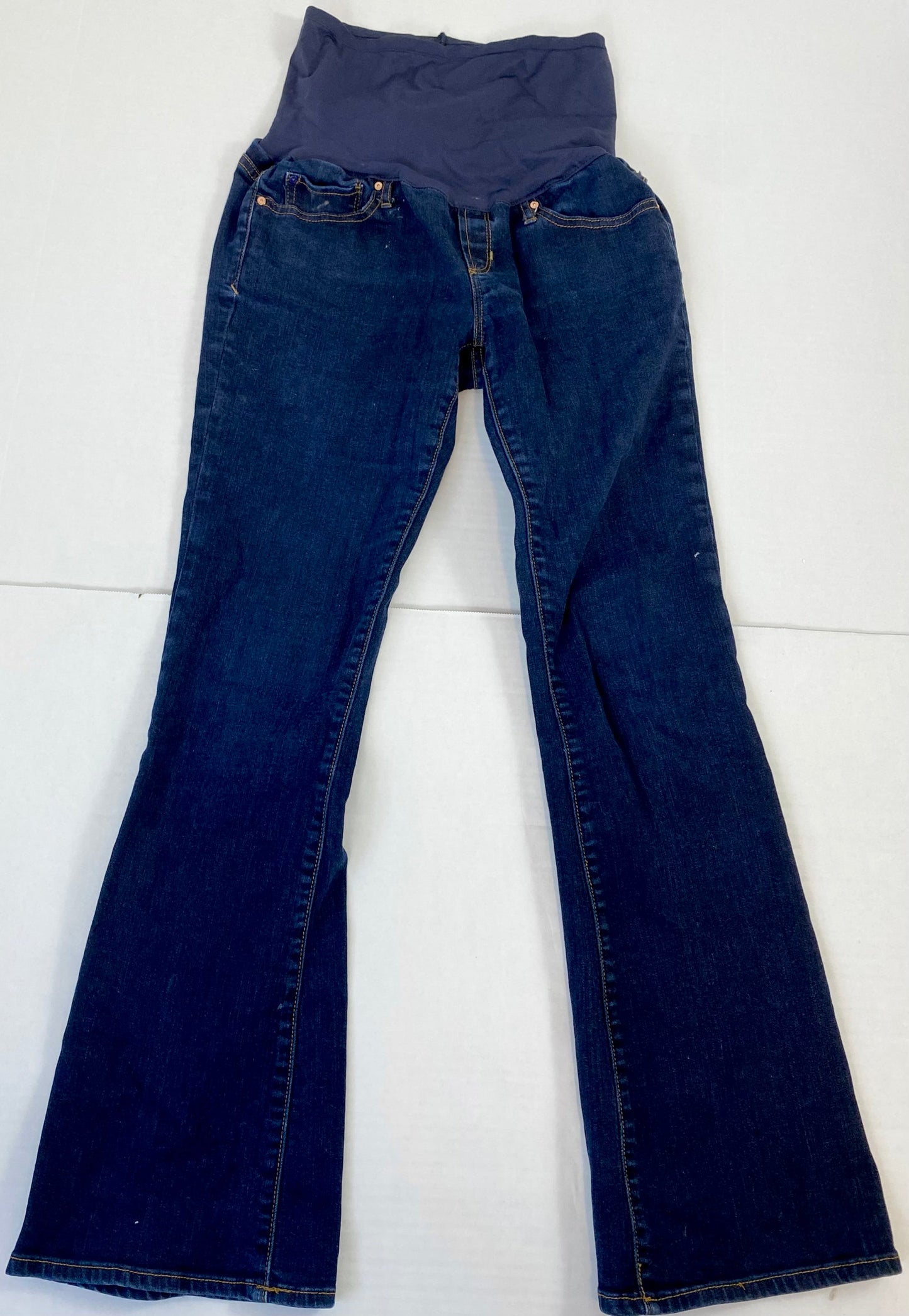 #14 Maternity Small Gap Full Panel Bootcut Jeans