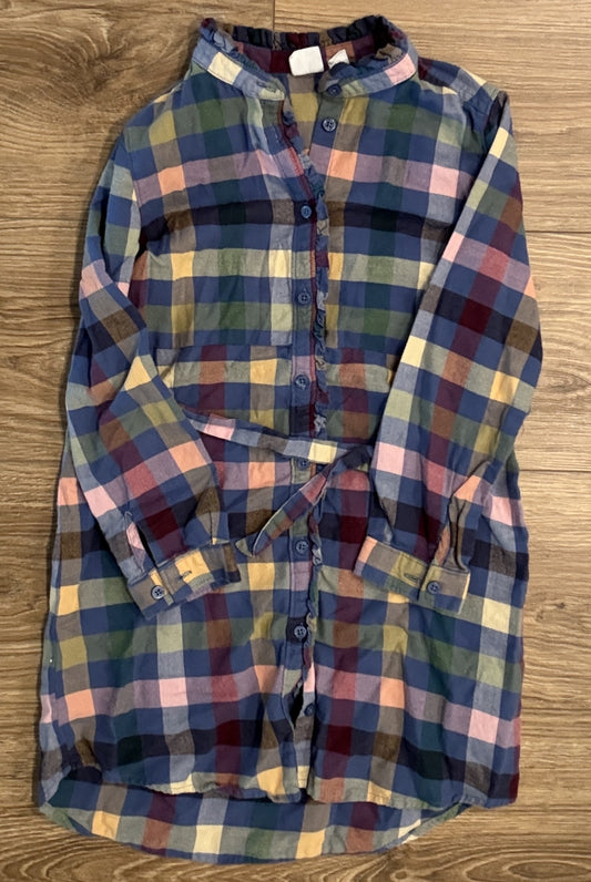 Seller #100 Girls Size S Gap Kids Flannel Shirt Dress