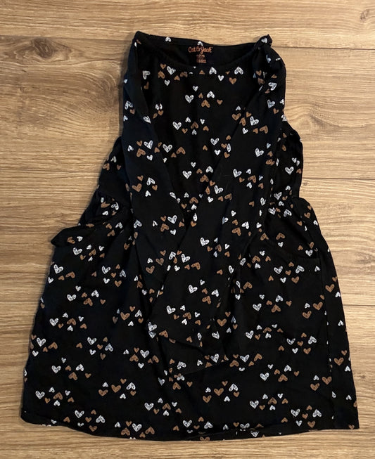 Seller #100 Girls Size 7/8 Cat and Jack Halloween Hearts Dress Long Sleeve