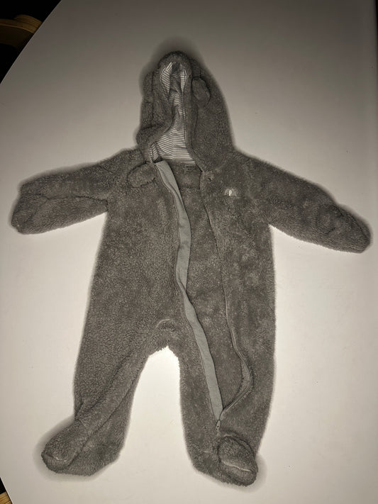 Seller #40 Carter's winter grey bear bunting suit size 9 month