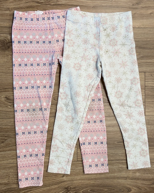 Seller #100 Girls Size 7-8 Winter Fleece Leggings Bundle