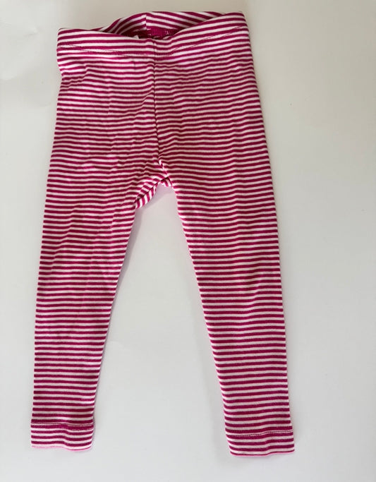 Seller #29 Tea 9-12 Months Girls Fuschia Striped Legging